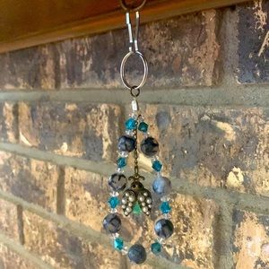 Keychain with purse clip.